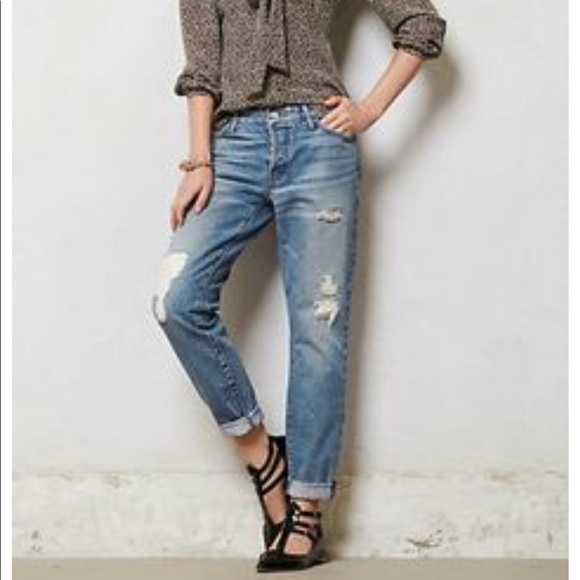 Koral Denim - NEW • Koral • Relaxed Skinny Destroyed Jeans 25